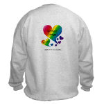 NANCE Sings To Me Live Rainbow Heart Sweatshirt